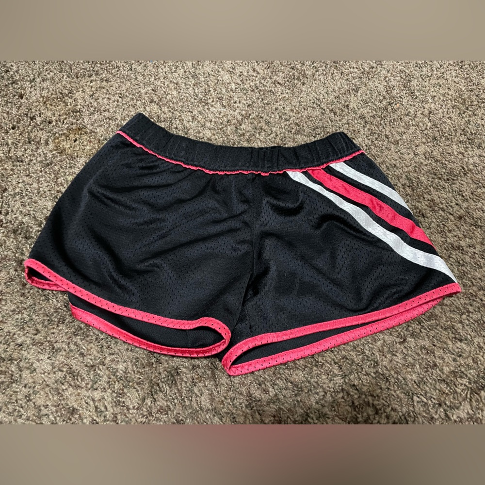 Adidas - Athletic Shorts - Black/Pink/White